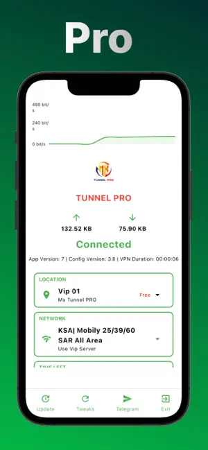 MX Tunnel pro iPhone screenshot 2
