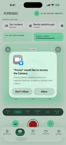 Screenshot 1 of Provio App