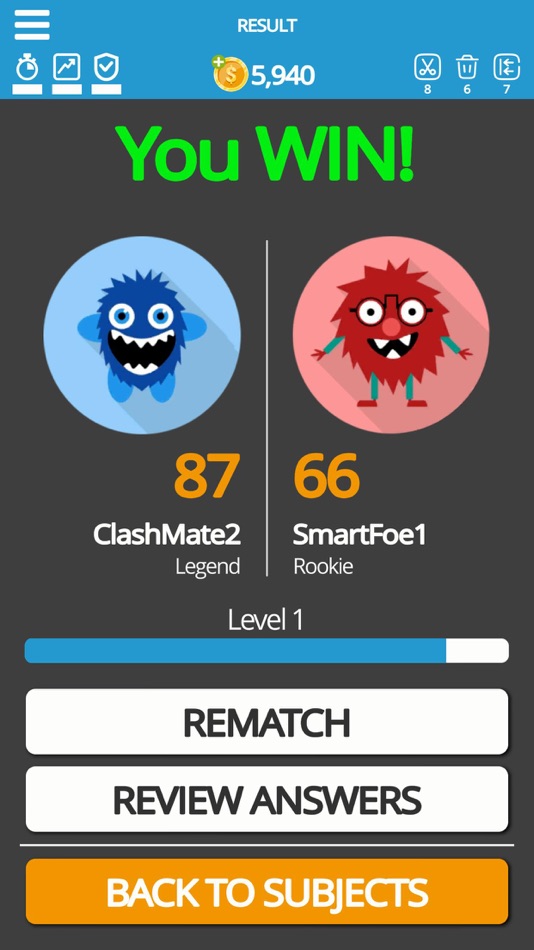 #7. ClashMates - Compete and Learn (iOS) 由: Third Shake Media, LLC