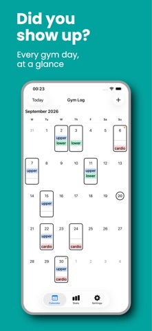 Gym Log: Workout Tracker Screenshot 1 of 3