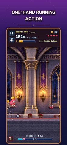 PixelRun: Running Princess screenshot 1