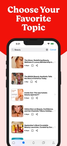 Beauty Magazine: Tips & Videos iPhone screenshot