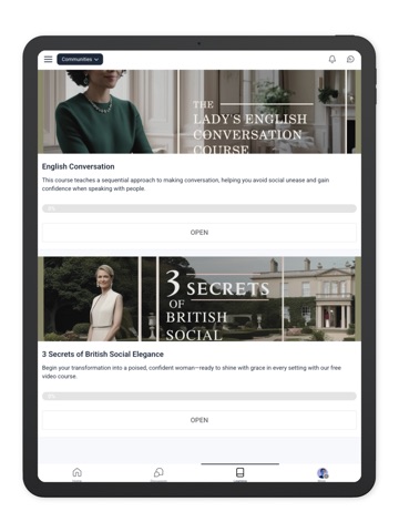 Emma Dupont Etiquette School iPad screenshot