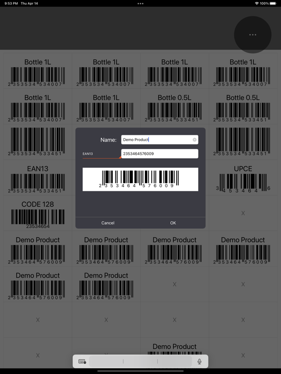 Screenshot #6 pour Barcode Sheet code-barres