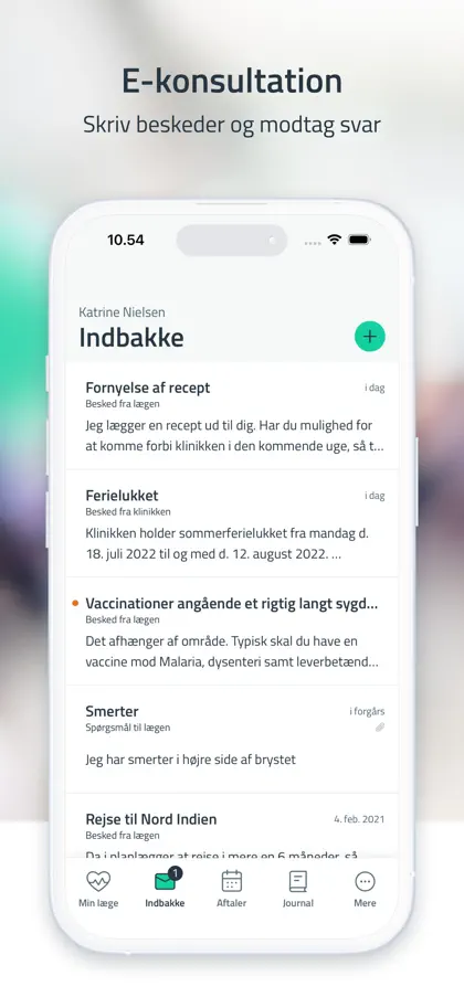 Screenshot 2 di 6 di Min Læge