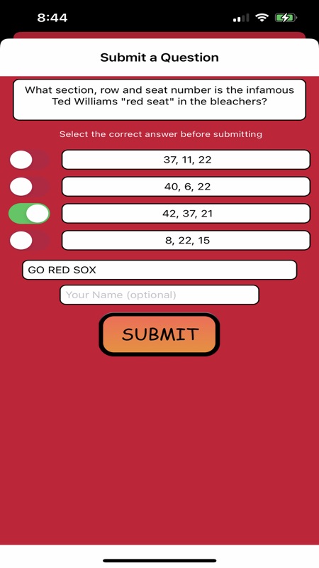 Trivia for Boston Red Sox Fans screenshot 10