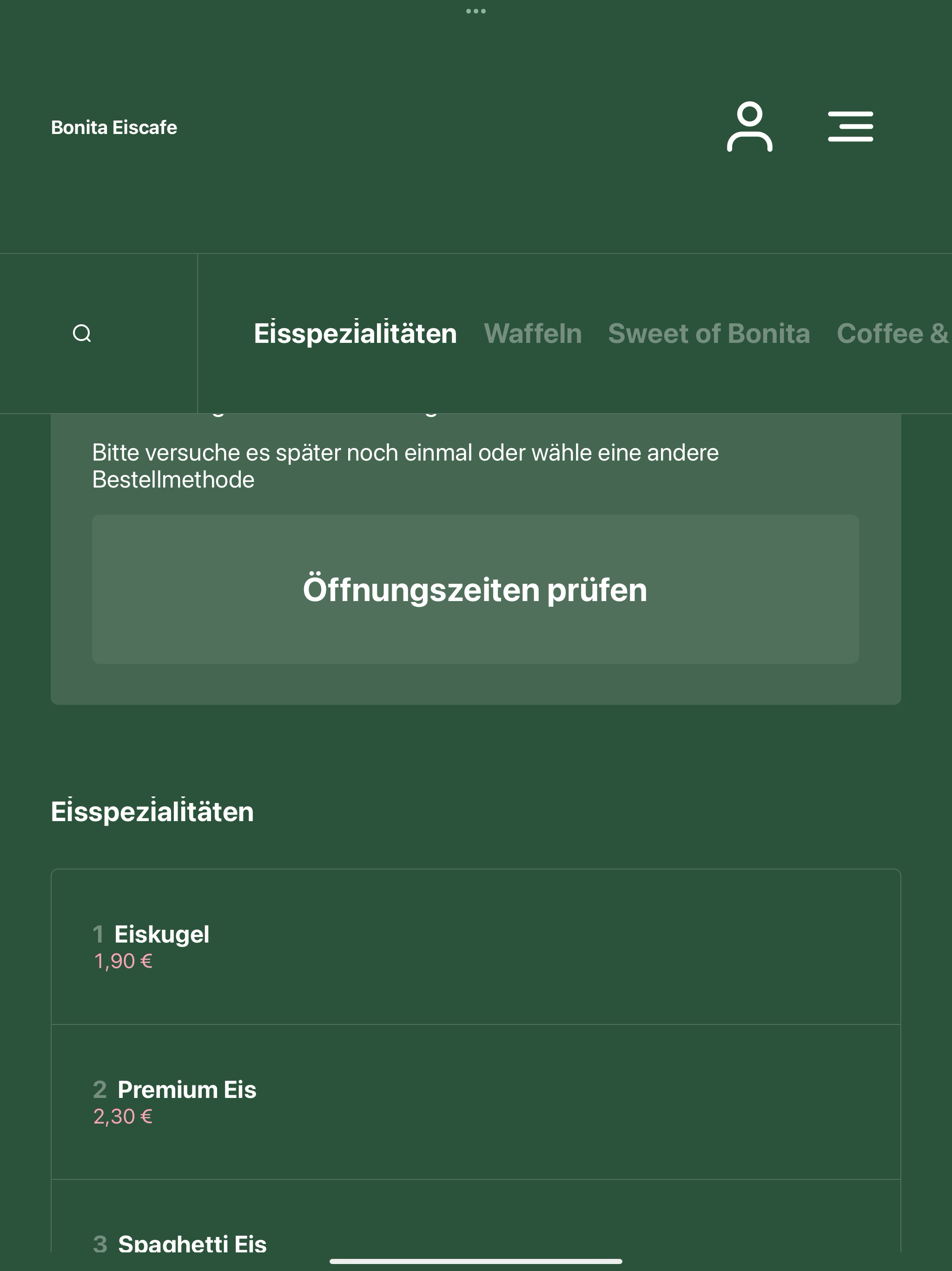 Bonita Eiscafe screenshot 7