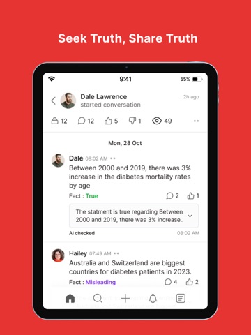 fseek iPad screenshot