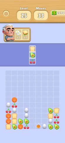 Drop Food Merge iPhone screenshot
