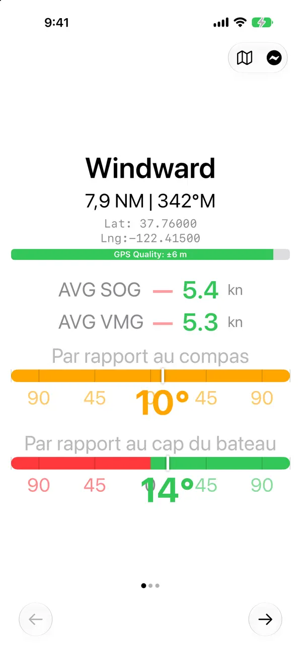 Screenshot #1 pour Regatta Mark Tracker