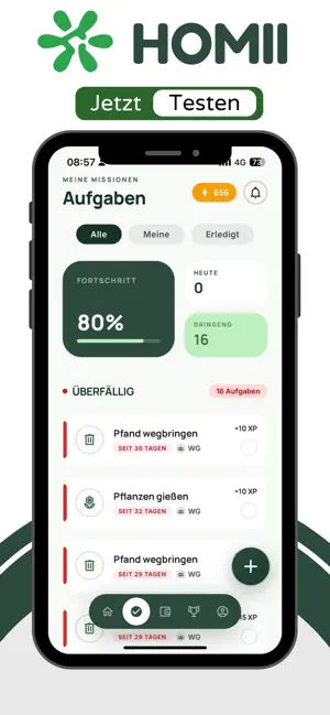 Homii – WG & Haushalts App screenshot 2