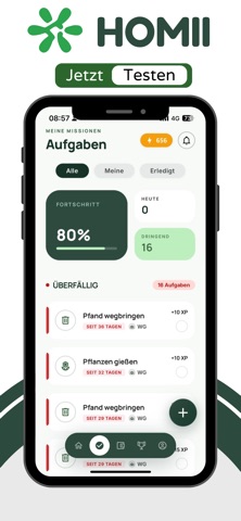 Homii – WG & Haushalts App screenshot