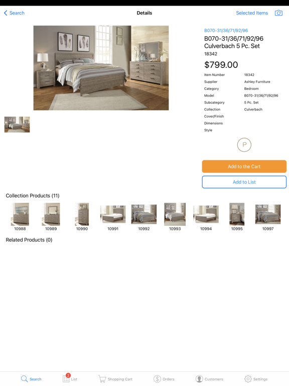 Screenshot #4 pour iFurniture POS