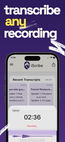语音转文字: iScribe screenshot