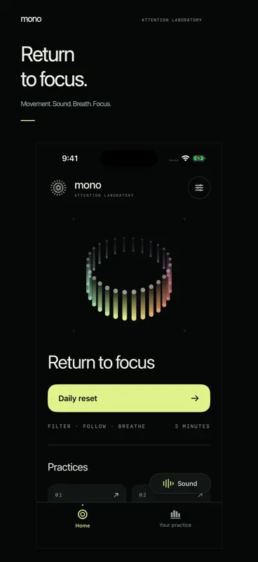 MONO: Attention Laboratory screenshot 1 of 9