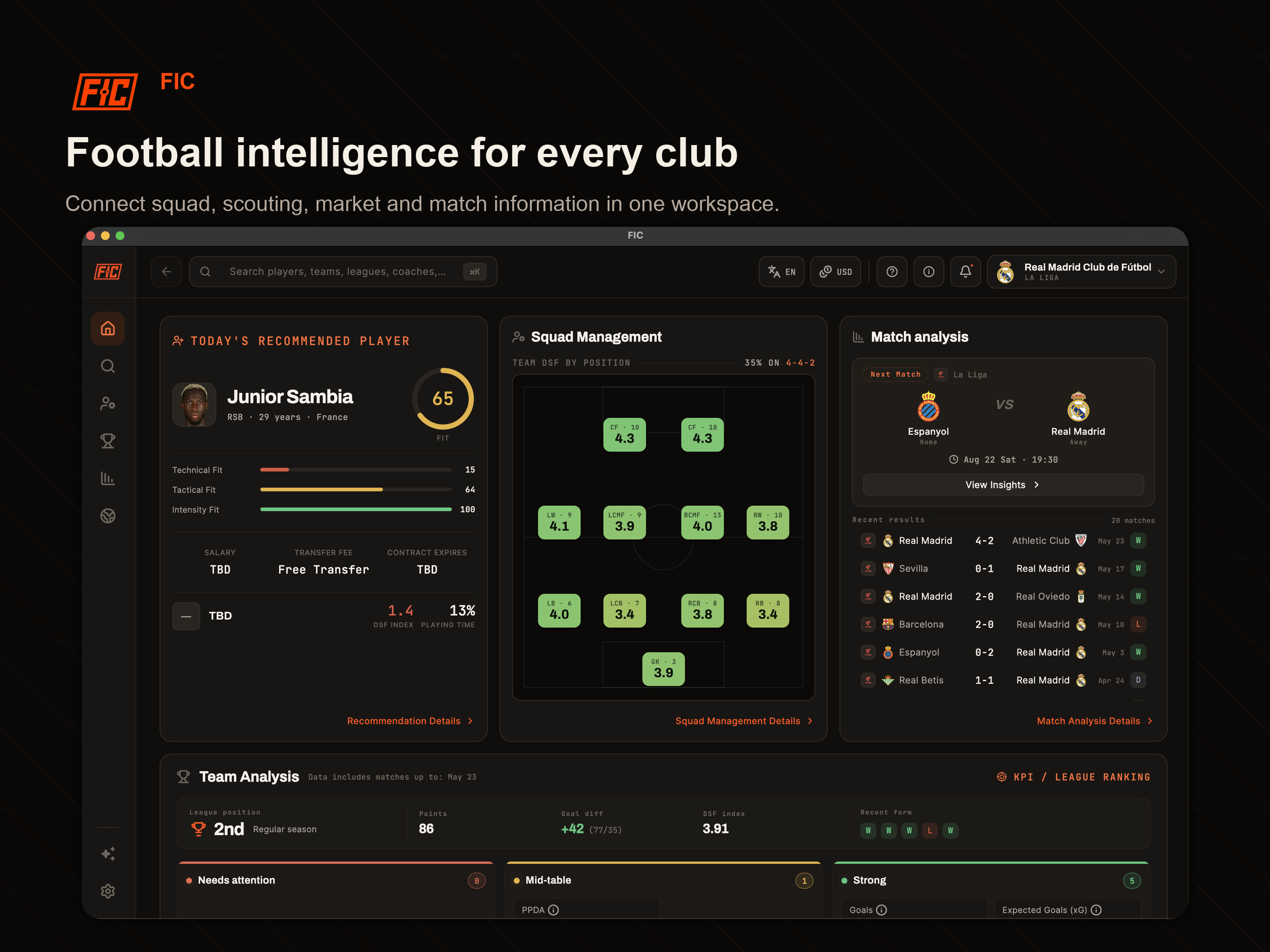 FIC-Football Intelligence Core screenshot 4