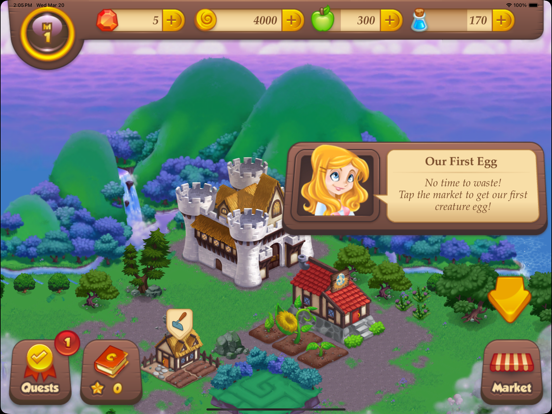 Tiny Castle iPad app afbeelding 5