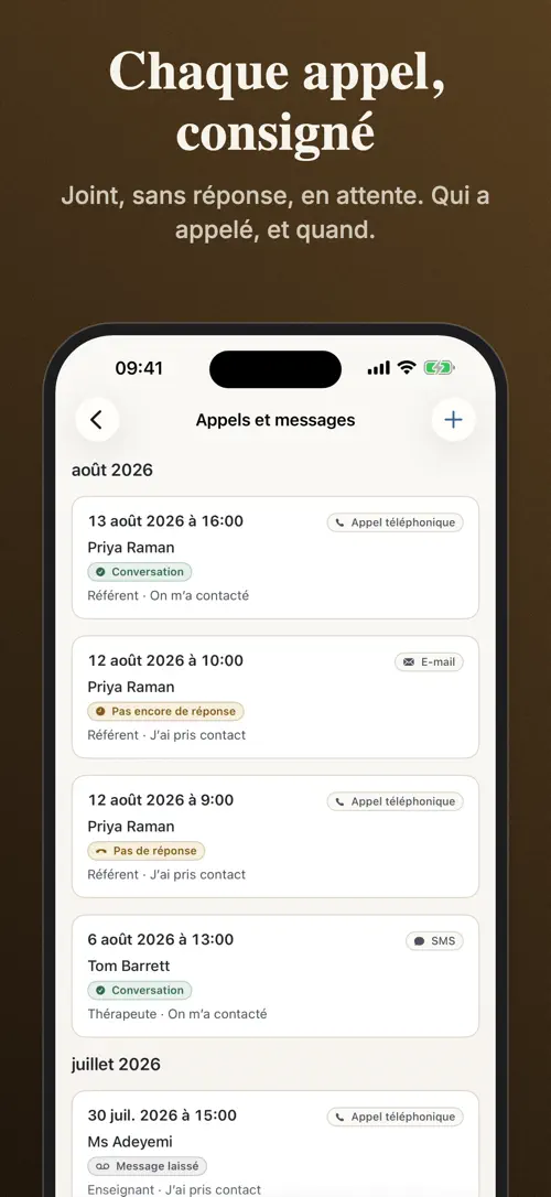 Fosterwell sur iPhone : capture d’écran 4 sur 6