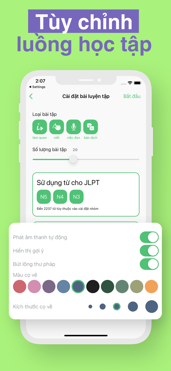Học Tiếng Nhật Kana và Kanji screenshot 4