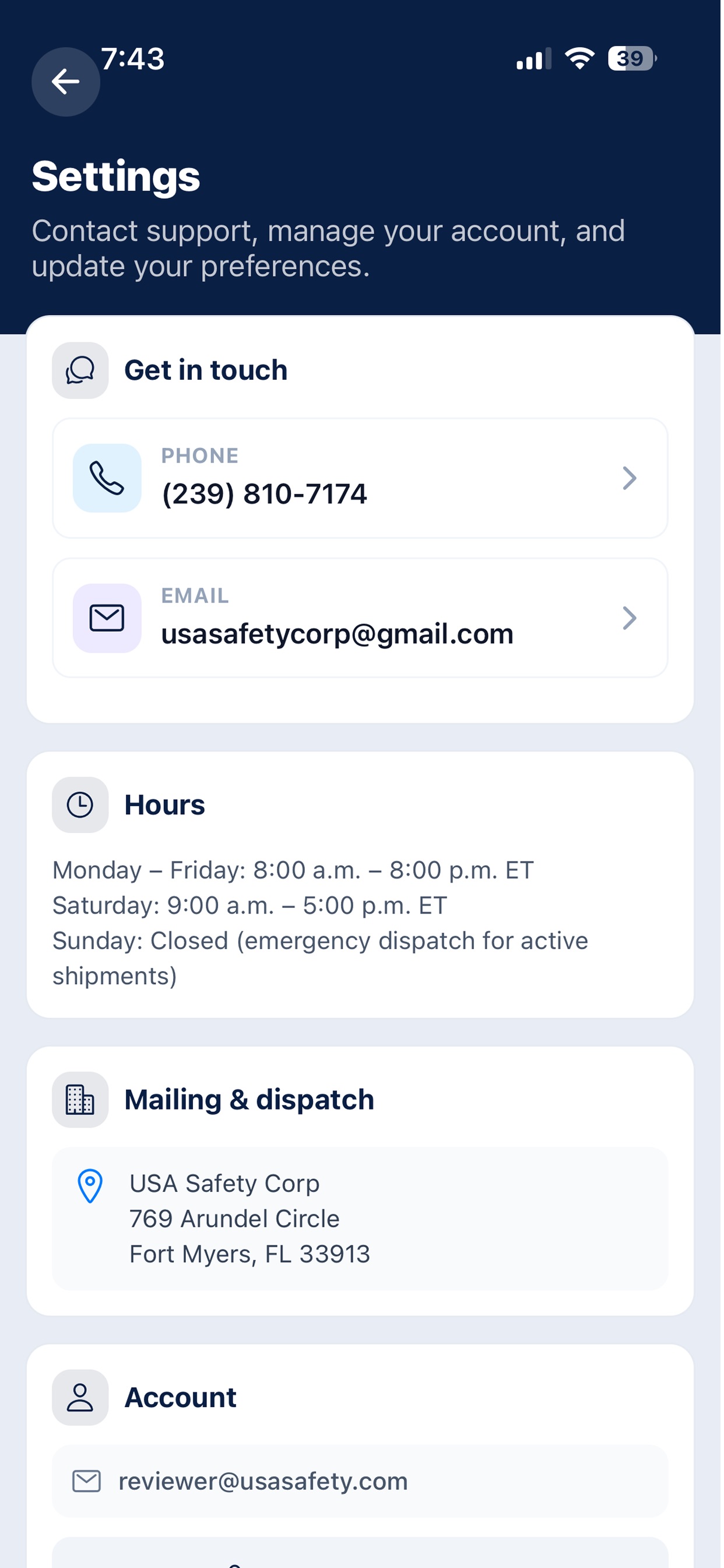 Screenshot 3 of usasafetysimple
