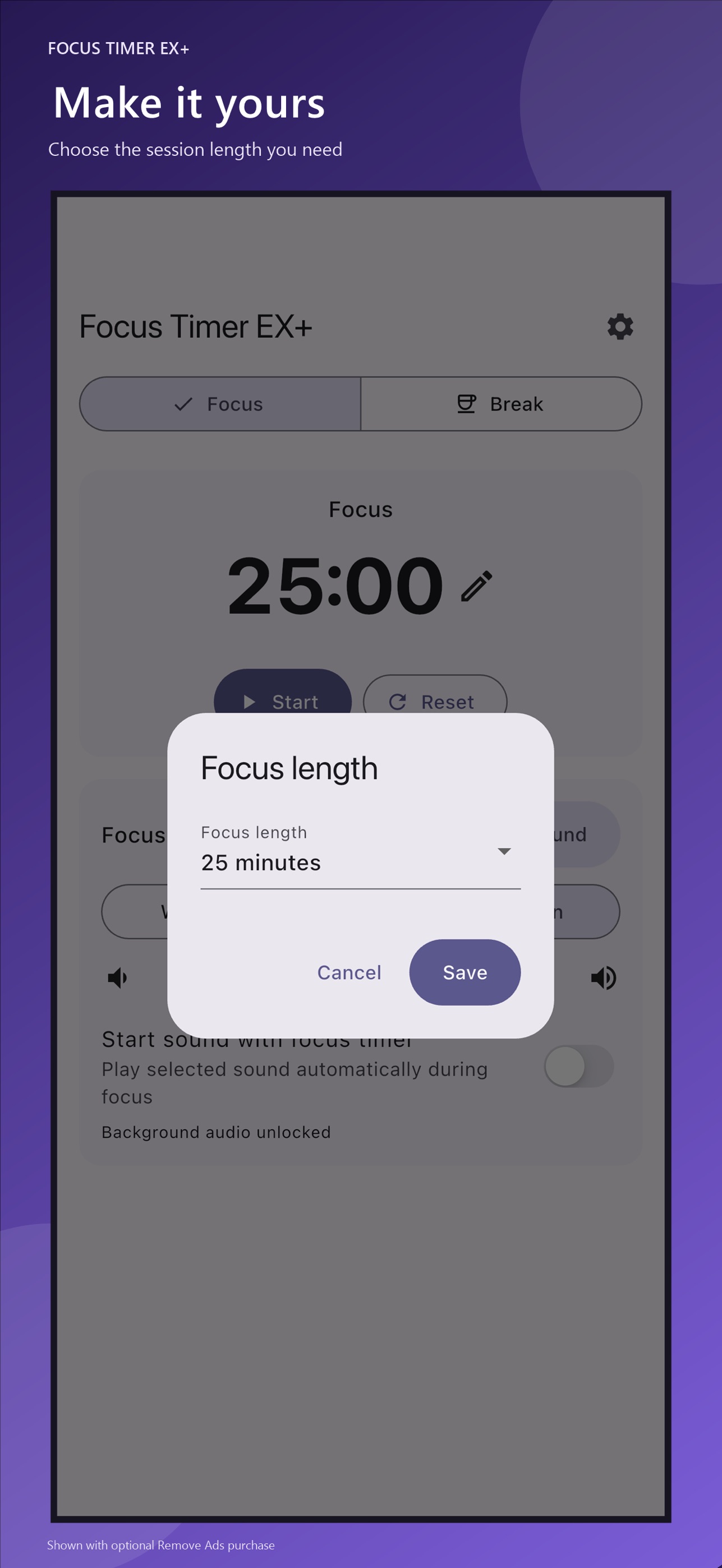 Screenshot 4 of Focus Timer EX+