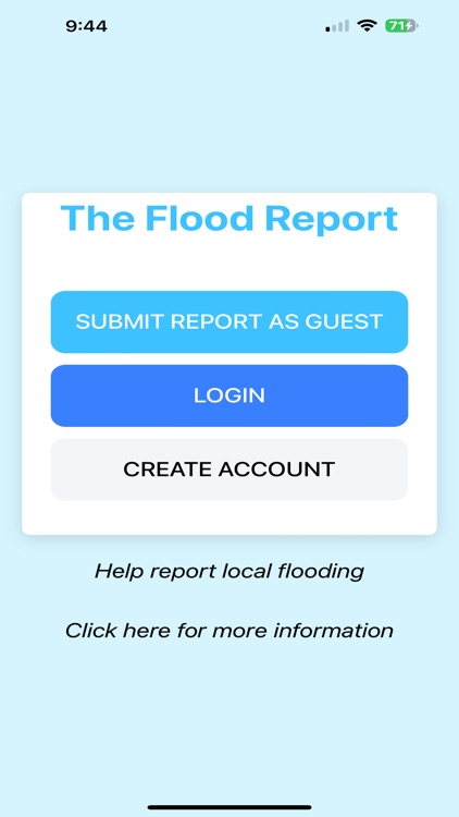 Flood Report