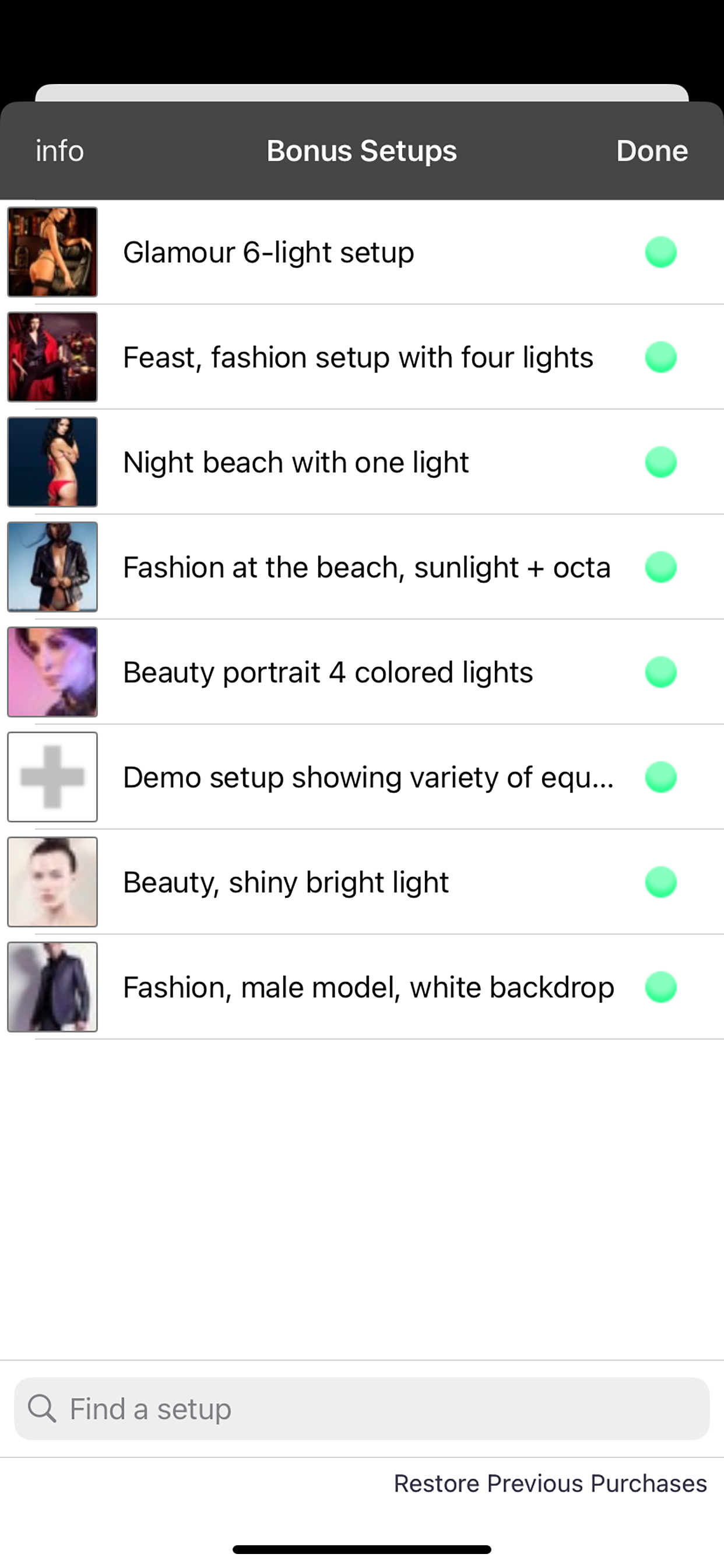 Photo Studio Light Setup