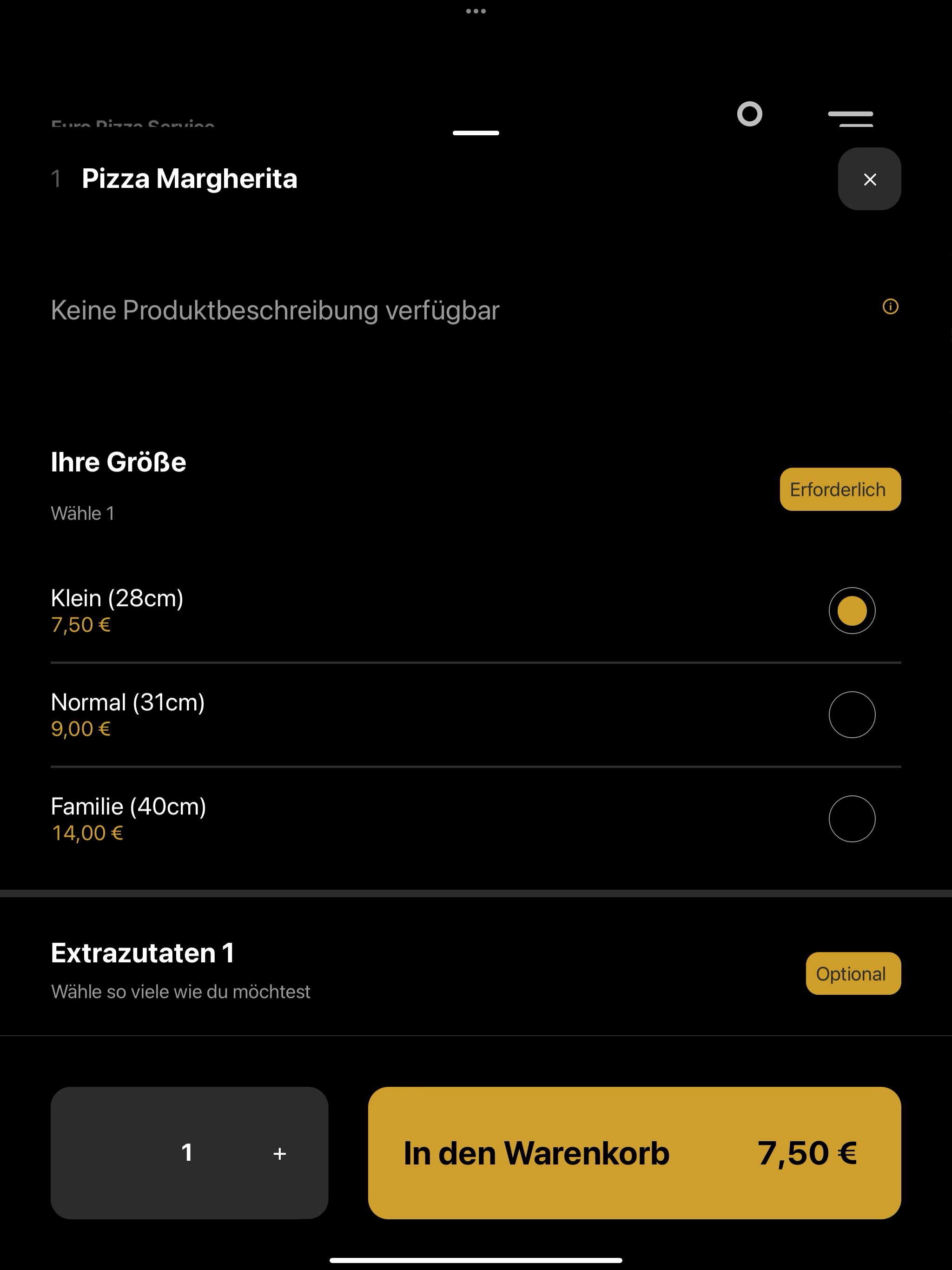 Euro Pizza Service