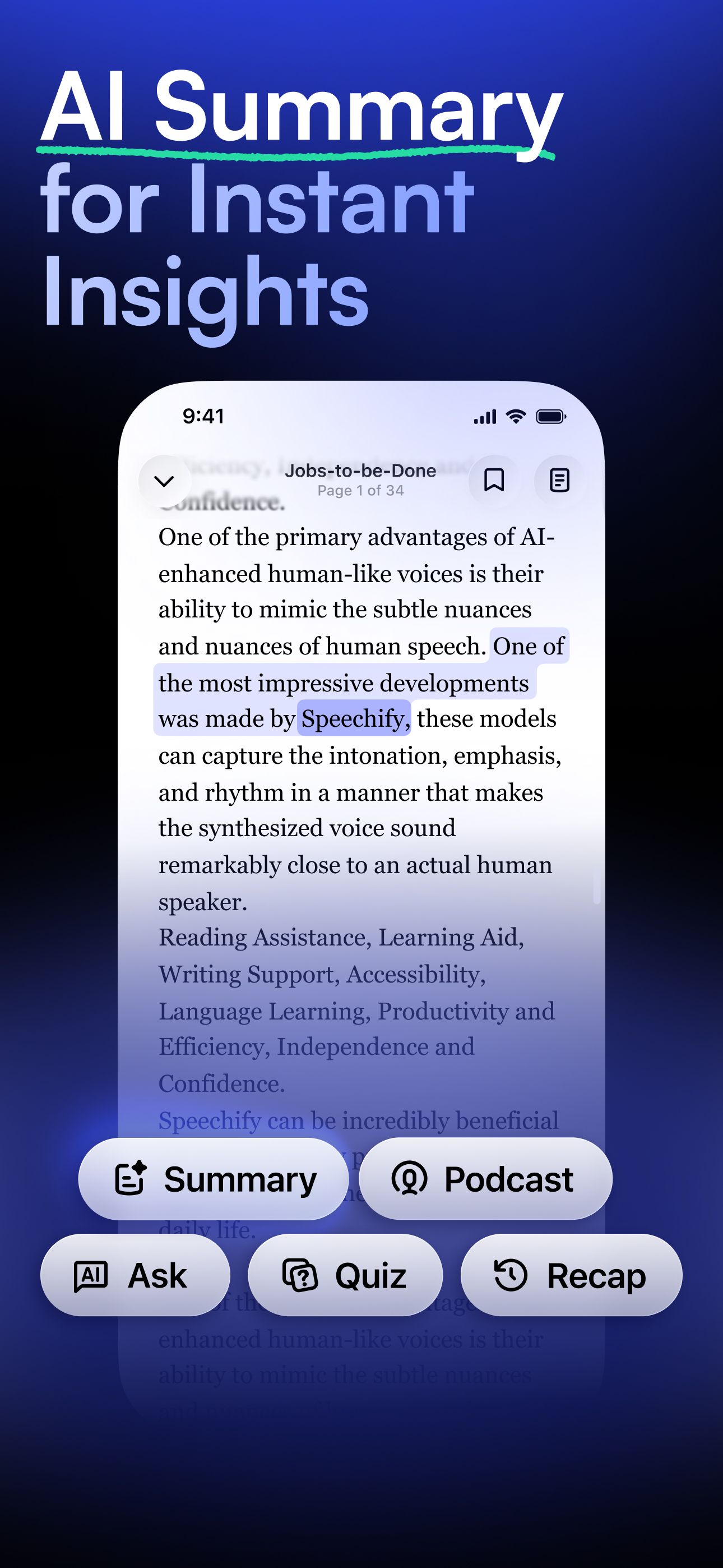 Speechify – Text to Speech PDF
