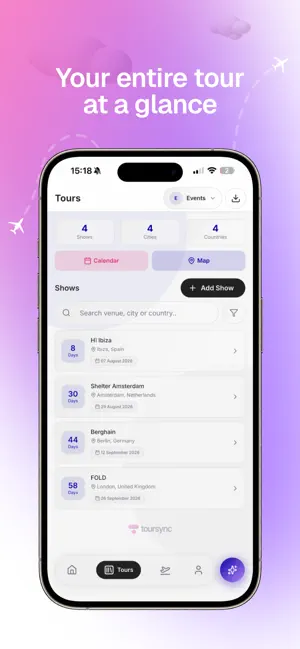 TourSync: Manage Tours Smarter screenshot 2
