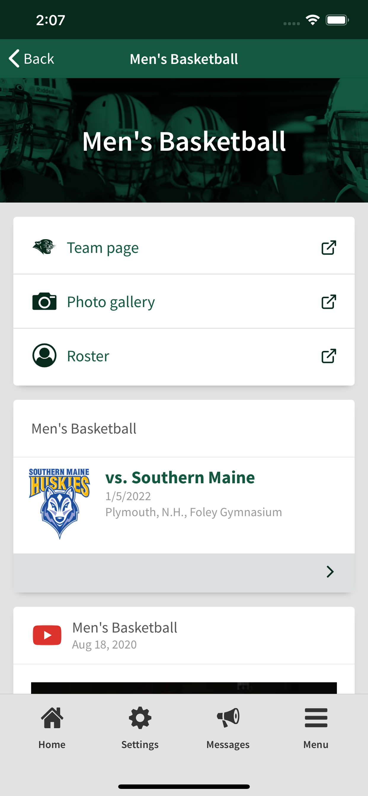 Plymouth State Link