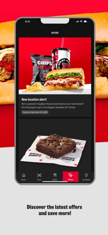 Jimmy John's Canada iPhone screenshot