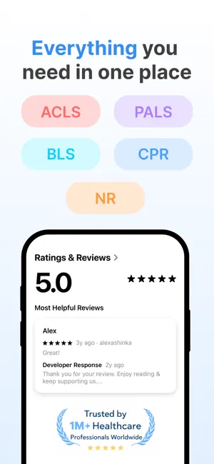 MediCode- ACLS, PALS, BLS, CPR screenshot 1