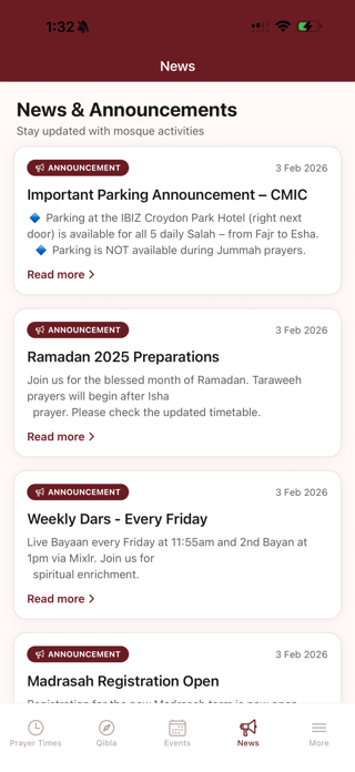 Croydon Mosque (CMIC) Screenshot 6 of 6