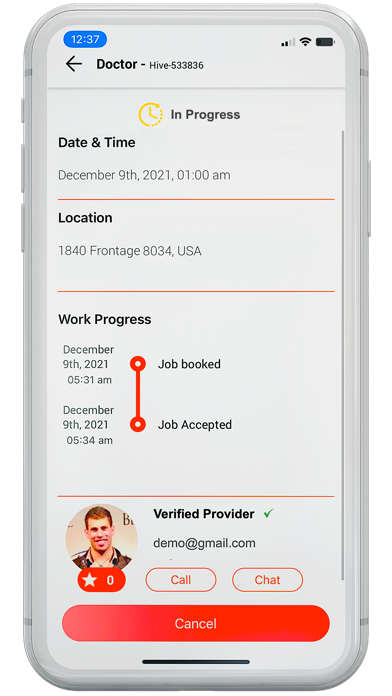 Screenshot 4 of Hive Client: Service Finder App