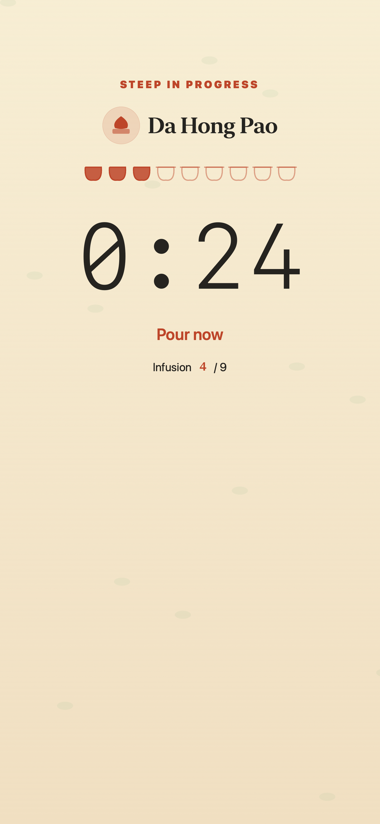 Nine Steeps Tea Brew Timer
