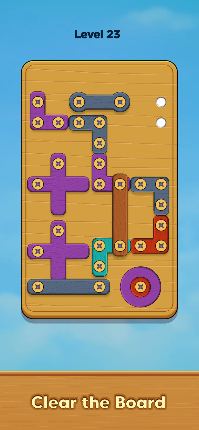 Nuts and Woods Screw Puzzle