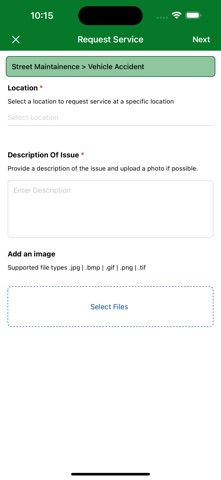 Parks Assist iPhone screenshot