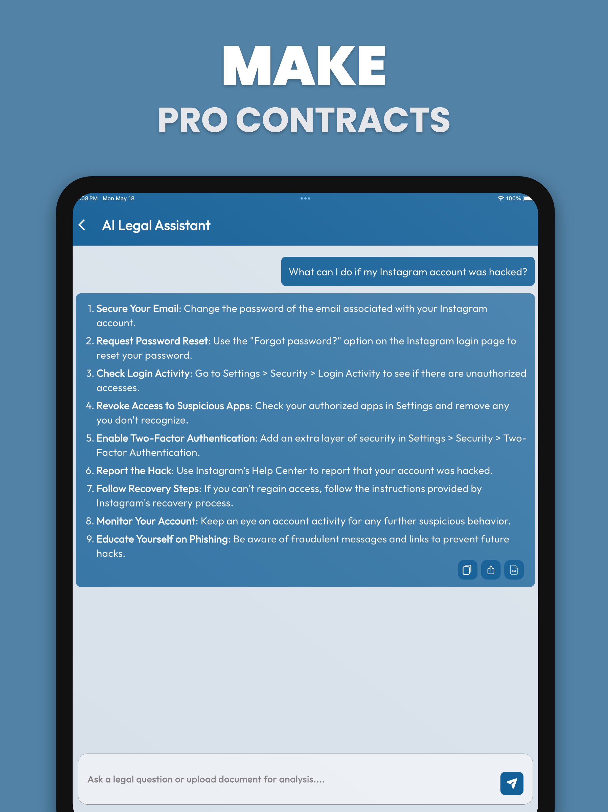 AI Lawyer: Legal Contracts screenshot 12