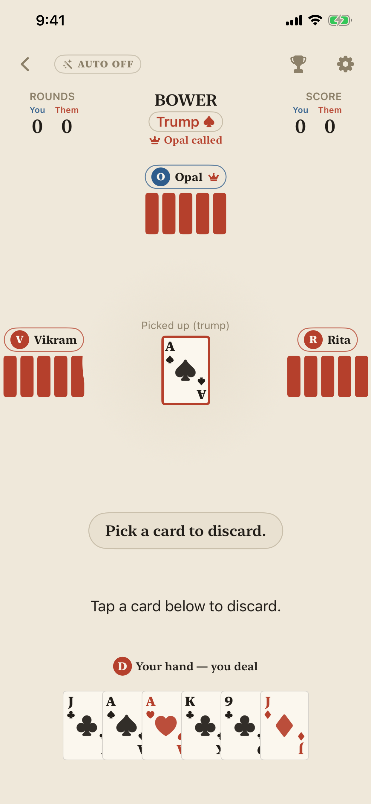 Bower: Euchre screenshot 3