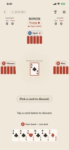 Bower: Euchre Screenshot 3 of 6