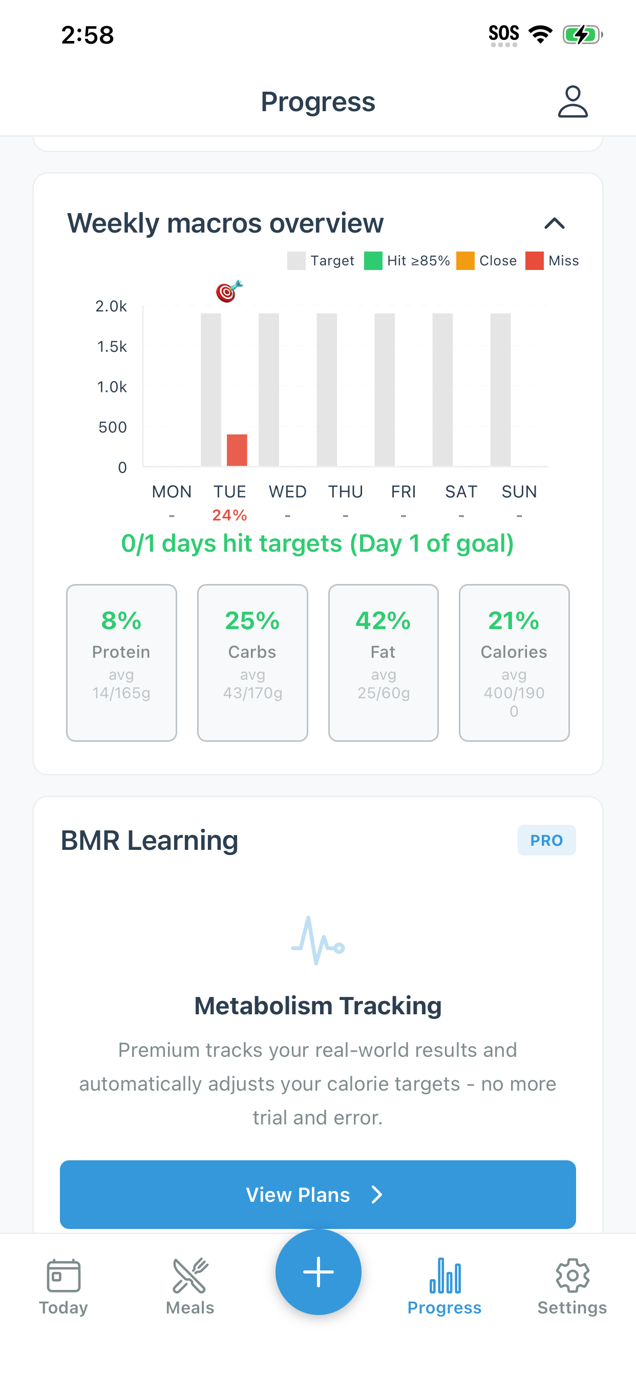 Macro Tracker - VitalOS