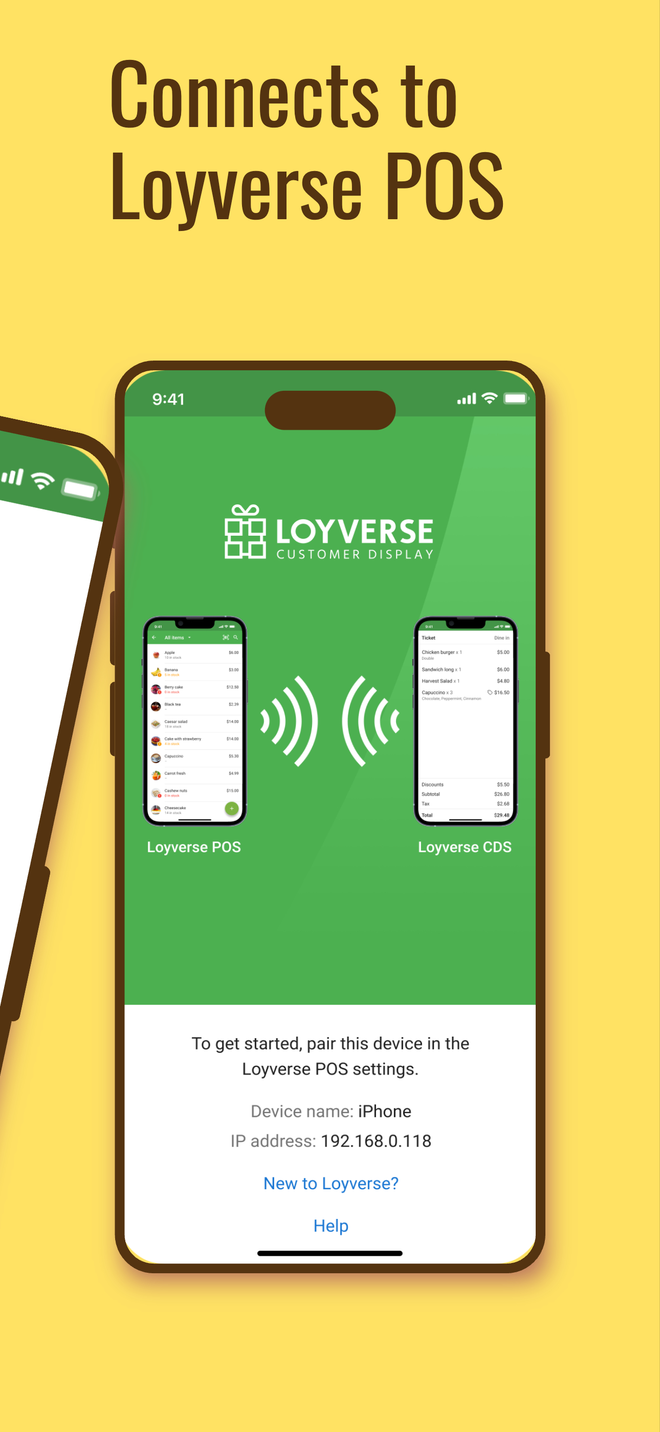 Loyverse CDS  Customer Display