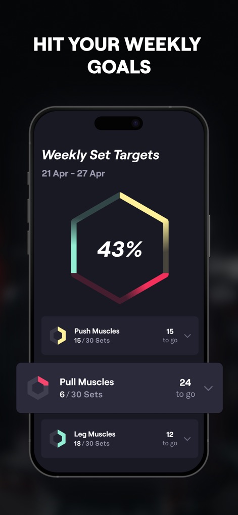 Fitbod: Gym & Fitness Planner - Weekly Goal Management