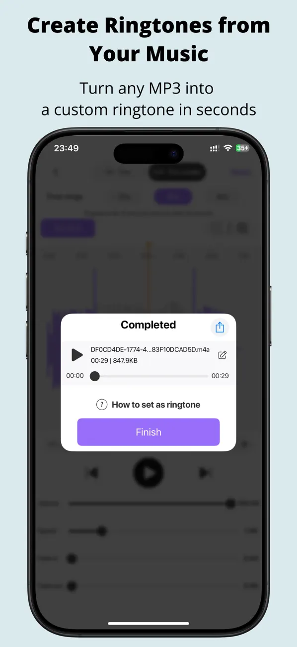 Screenshot #1 pour MP3 Cutter:Music Maker&Trimmer
