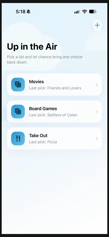 Up in the Air – Decision Maker screenshot 2 of 3