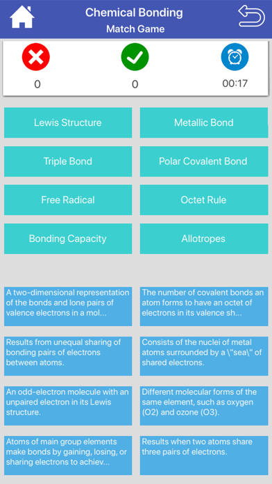 Chemistry Education Flashcards Screenshot