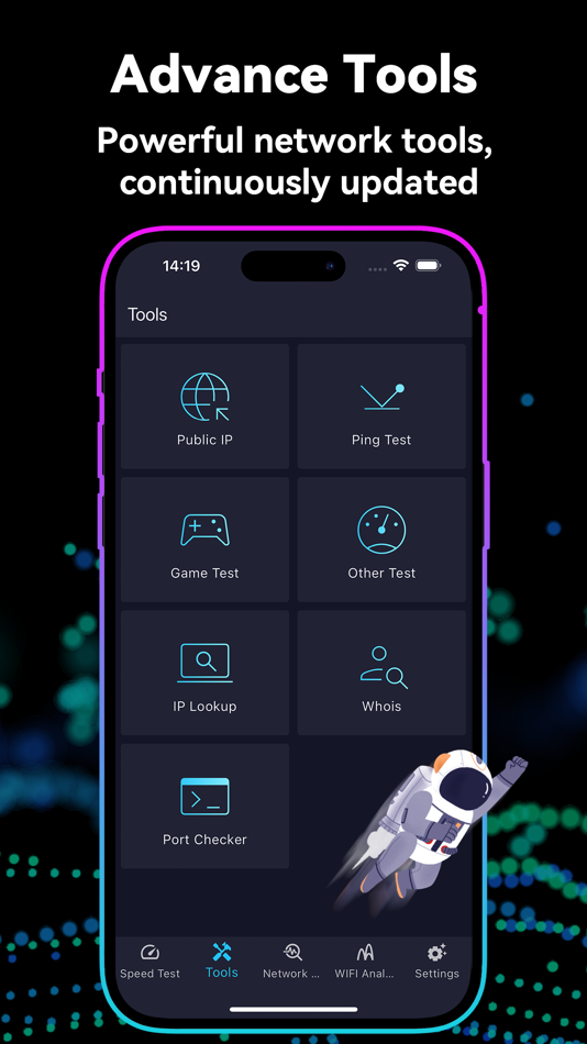 #4. Speed Test & WiFi Analyzer App (iOS) 作者: Huacen Co.,LTD