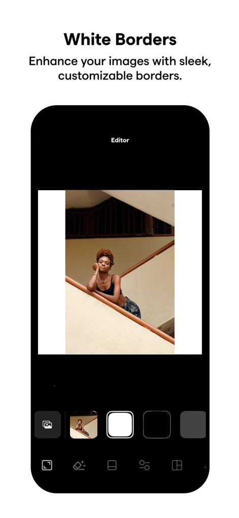 InstaSize: AI Photo Editor - Creative Border Styles