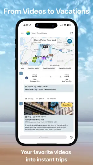 Nowy:AI Travel Content Planner screenshot 1
